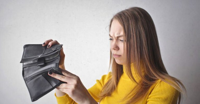 Wallet - Woman Holding Black Wallet